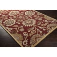 thumbnail image 5 of Mark&Day Wool Rugs, 8x10 Eckville Traditional Burgundy Area Rug, Brown Red Carpet for Living Room, Bedroom or Kitchen (7'6" x 9'6"), 5 of 5
