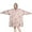 Pink Cartoon Unicorn-1, variant on Wearable Oversized Blanket,Pink Cartoon Dragon Rainbow Heart Crown Pattern Wearable Blanket Hoodie for Adults,Cozy Hooded Blankets with Super Pockets,Super Warm Fuzzy Pullover for Women & Men