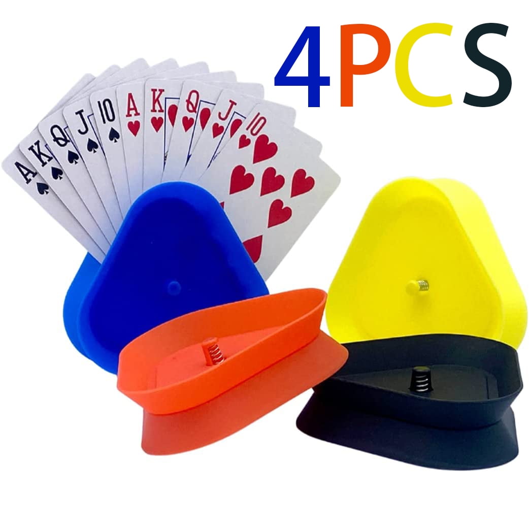 Playing Card Holder Triangle Shaped HandsFree Playing Card Holder for Kids, Seniors, Poker