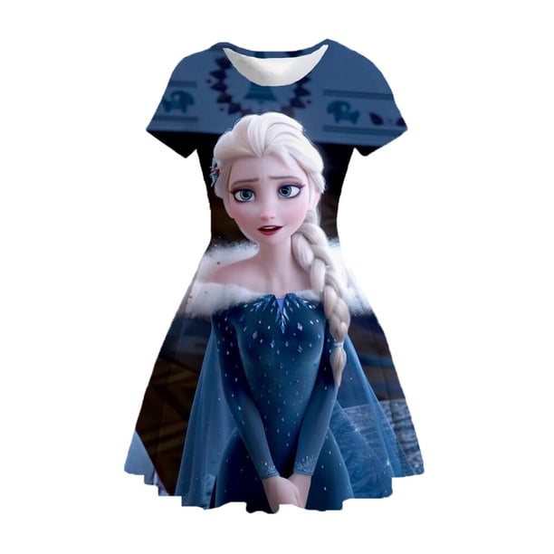Vestido de princesa Jasmine de Aladino de Disney para niñas, hermosos vestidos de fiesta, disfraces de fantasía, vestidos casuales de verano acampanados para niños 3-14T5T heqiyong CONDUJO