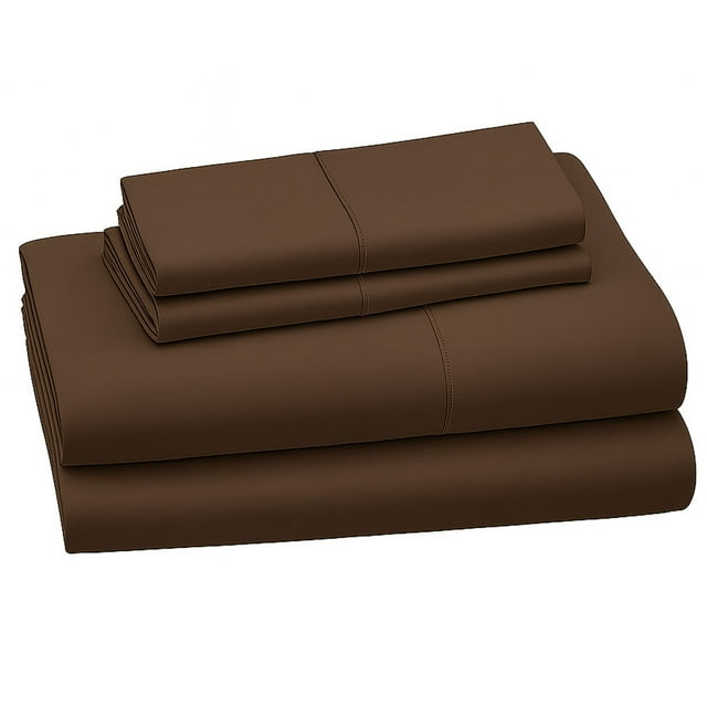 Juego de Sabanas 100% Algodón Cálidas y Transpirables King Size Chocolate Kyuden Home