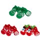 thumbnail image 5 of 4 juegos de calcetines de algodón antideslizantes para mascotas, perros, cachorros, gatos, con patrón navideño, talla XL (hombre de nieve navideño + ciervo navideño + árbol de Navidad), 5 of 7
