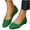 #064-Green, variant on Wowcloth Women's Casual Slip-On Flats – Soft Cushioned Sole & Breathable Design with Versatile Solid Color Style for Everyday Comfort Footwear