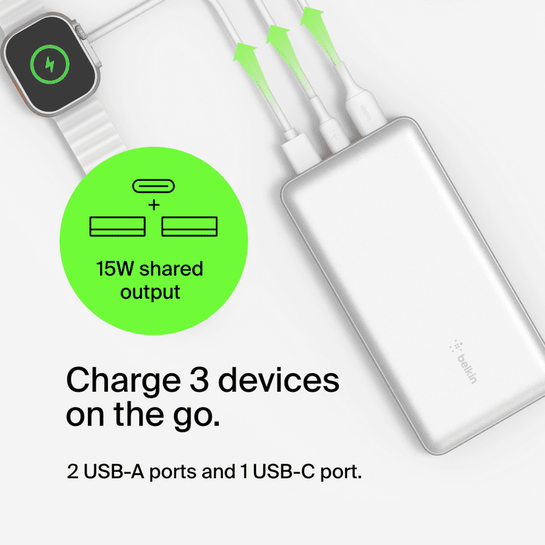 Belkin BoostCharge USB-A/USB-C Universal Power Bank 20000 Belkin BoostCharge USB-A/USB-C Universal Power Bank 20000
