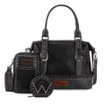 thumbnail image 1 of Set de bolsos Montana West Wrangler Doctor Bag para mujer, 3 piezas, 1 of 6
