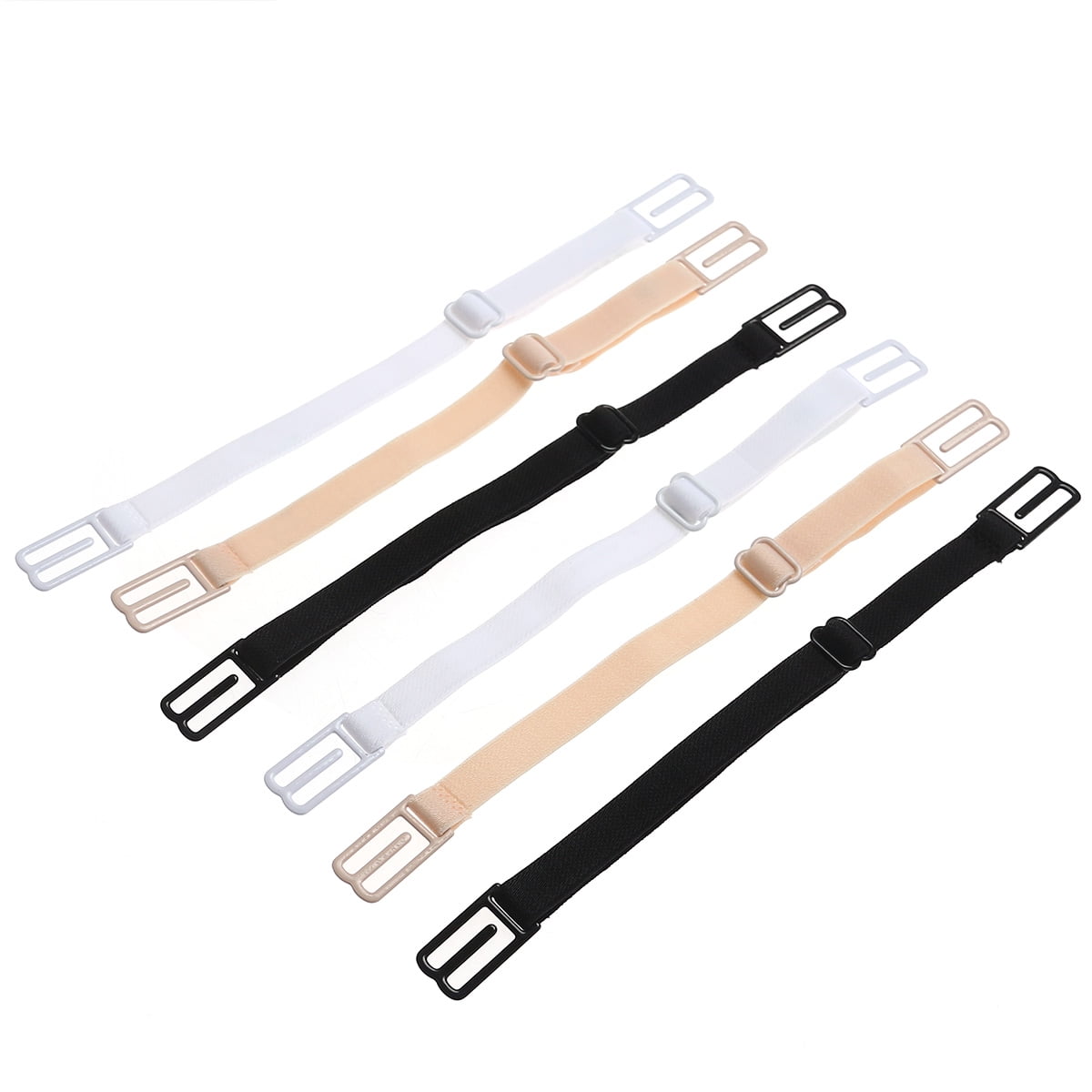 Bra Strap Clips,15 Bra Clips Holder Women/’s Black,White,Beige for Full Cup Size
