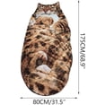 thumbnail image 2 of Adult Cat Sleeping Bag - Plush Soft Envelope Design, Washable Warm Cozy Blanket Sleeping Bag for Home, Travel, Camping, & Sleepovers(RL 1 PC), 2 of 6
