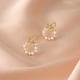 thumbnail image 3 of Pendientes de lazo brillantes para mujer, cadena de diamantes de imitación, pendientes de borla, joyería de lágrima de hada de cristal, regalos para su vestido de fiesta, 3 of 5