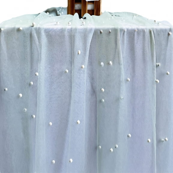 AUQ Summer Table Runner,Thin Ventilated Lace Table Runner,Polyester Fabric Summer Table Runner,Blue