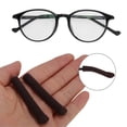 thumbnail image 2 of Unique Bargains 2 Pair Eyeglass Temple Tips High Elasticity Pattern Anti-slip Ear Hooks 2.17" L Brown, 2 of 5
