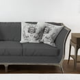 thumbnail image 7 of Ambesonne Japanese Throw Pillow Cover 2 Pack, Samurai Koi, 18", Coconut Grey, 7 of 7