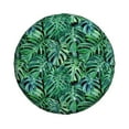 thumbnail image 2 of Easygdp Monstera Leaves Wheel Sun Guard, Spare Tire Cover,Universal Trailer Suv Truck Camper Travel,Easy To Install And Remove -15 Inch, 2 of 9