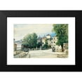 thumbnail image 2 of William Wyld 18x13 Black Modern Framed Museum Art Print Titled - View of Dax, 2 of 5