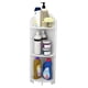 thumbnail image 1 of Estante esquinero para baño, estante de plástico para encimera de baño, organizador lateral para baño, 1 of 8
