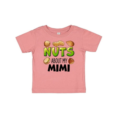 

Inktastic Nuts About My Mimi Peanut Almond Pistachio Gift Baby Boy or Baby Girl T-Shirt