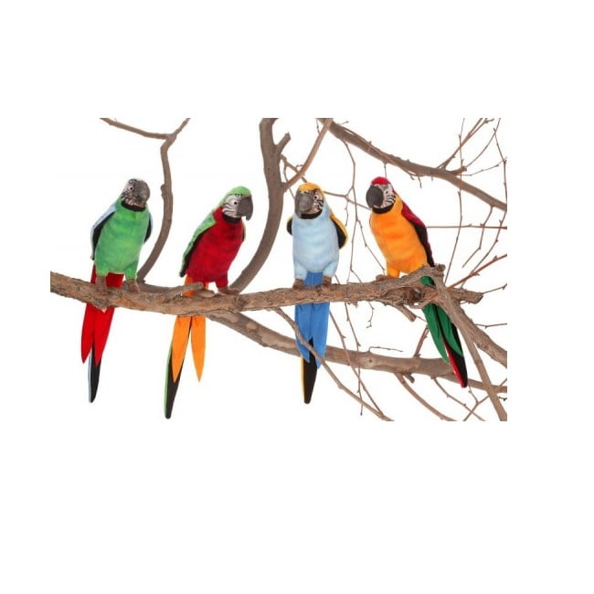 realistic stuffed parrot