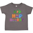 thumbnail image 3 of Inktastic Easter Hip Hop Hooray with Eggs and Carrot Boys or Girls Toddler T-Shirt, 3 of 5