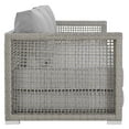 thumbnail image 6 of Modway Aura 3 Piece Outdoor Patio Wicker Rattan Set in Gray Gray by Modway, 6 of 9