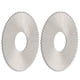 thumbnail image 5 of Abastado 2 Piezas Hoja de Sierra Circular Fresado de Acero de Alta Velocidad Suministros Industriales 40 x 0,5 x 72 Dientes, 5 of 8