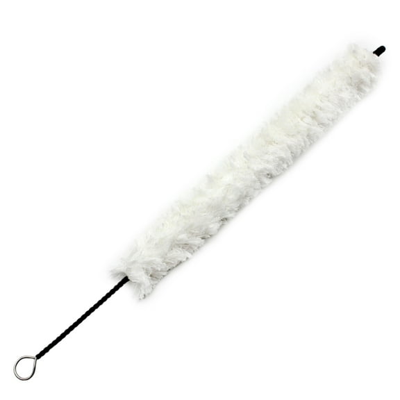 Liukekj Flute Cleaning Brush with Soft White Cotton for Musical Instrument Maintenance and Flute Accessories