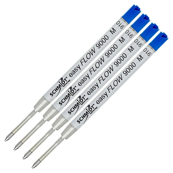 4 Pack - Schmidt easyFLOW 9000 - Blue Ink