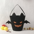 thumbnail image 4 of Kbndieu Halloween Treat Bags, Black Halloween Tote Bucket for Trick or Treating, Halloween Candy Basket for Kids Girl Boy, Halloween Party Favor Supplies, Kids Gifts Goodie Bags, 4 of 6