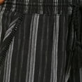 thumbnail image 4 of Briggs Women's Shorts Size S Linen Blend Black/White Multi, 4 of 4