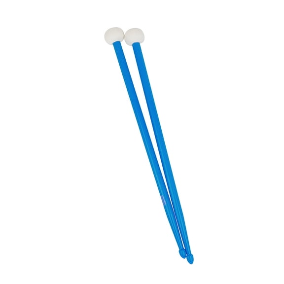 Yuarrent 1 par de baquetas de timbales, práctica clásica multifunción, martillo de tambor estable profesional para estudiantes, adultos, azul Type2 NO2