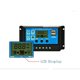 thumbnail image 4 of Controlador de carga de panel solar PWM, 12 V/24 V, 30 A, pantalla LCD, puerto USB doble, 4 of 4