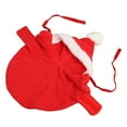 thumbnail image 3 of Capa navideña para mascotas, cálida, suave y agradable para la piel, linda capa con capucha para perro, ropa para cachorro, gato, rojo, XS, 3 of 14