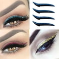 thumbnail image 3 of 3 paquetes de pegatinas de delineador de ojos con purpurina reutilizables, maquillaje, autoadhesi MABOTO Delineador de ojos, 3 of 7