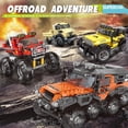 thumbnail image 4 of Bloques de construcción de vehículos todoterreno para niños, modelo de camión, jeep, todoterreno, ciudad técnica, MOC, Monster Trucks, juguetes de bloques para niños, 4 of 5