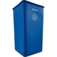 thumbnail image 5 of Global Industrial Square Recycling Trash Can, 55 Gallon, Blue, 5 of 7