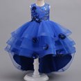 thumbnail image 1 of Nouvelle Robe de Princesse d'Été pour Sentier, Robe de Spectacle de Garçon aux Fleurs, Robe d'Hôte de Spectacle de Piano, Robe de Performance, Décalcomanie à Paillettes, Robe de Soirée Mode pour 3-12 Ans, 1 of 7