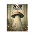 thumbnail image 1 of Mushroom Ghost 2025 Calendar, 8.5 * 11" Vintage Cottage Core Ghost Calendar, 1 of 5