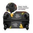 thumbnail image 3 of Haiem Red Pickup Truck With Pumpkins Luggage Cover Printed Suitcase Covers for Luggage Elastic Washable Suitcase Protector Fits 18-32 Inch Luggage-Small, 3 of 8