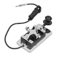 thumbnail image 1 of Telegraph Key Morse Code Aluminum ,Portable, CW ,Straight Key Morse Practice Key K4 Key Telegraphing Heavy Key for Communication Teaching, 1 of 8