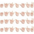 thumbnail image 1 of 14 pares de manitas para crear manos articuladas de plástico de 19 cm de largo, ideales para muñecas. Incluyen piezas de repuesto para manos móviles., 1 of 6