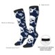 thumbnail image 4 of Fotbe white arrow Skull Calcetas Divertidas Estampadas para Hombre y Mujer, Calcetas de Algodón hasta la Rodilla para Caminar, Correr, Enfermería y Embarazo, 4 of 6