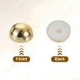 thumbnail image 3 of 50Pcs Dome Studs, 6mm Plastic Round Mushroom Flat Back Rivets, Light Gold, 3 of 6