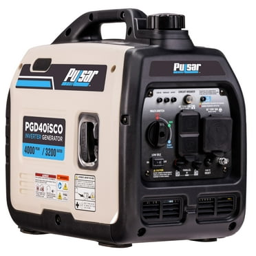 Pulsar 4000-Watt Super Quiet Gas Powered Inverter Generator with CO Sentry