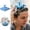 Blue, variant on Silicone Scalp Shampoo Brush Massager for Hair Growth, Scalp Scrubber Exfoliator with Soft Bristles for Dandruff Removal, Wet Dry Hair Care Tool for All Hair Types Curly Straight Thick Thin 1PC