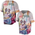 thumbnail image 3 of Watercolor Hello Winter Australian Shepherd Chill Christmas Welcome All Over Print 3D Baseball Shirt Aussie Dog Lover Gifts Softball Sport - 00016, 3 of 6
