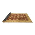thumbnail image 2 of Ahgly Company Indoor Round Oriental Brown Traditional Area Rugs, 6' Round, 2 of 4