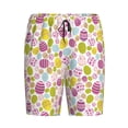 thumbnail image 4 of Wukai Easter Egg Men’s Short Pajama Pants With Pockets Soft Sleep Pj Shorts for Men-4X-Large, 4 of 6