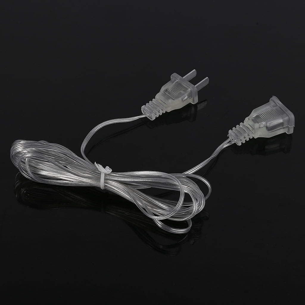 3m Power Extension Cable Plug Extender Wire For LED String Light Christmas 