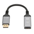 thumbnail image 1 of 8K 48Gbps HDR 3D DisplayPort 1.4 to HDMI 2.1 Cable - AV Adapter Cord for Laptop PC TV Projector, 1 of 5