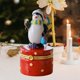 thumbnail image 1 of Caja de baratijas para joyas navideñas, soporte para guardar anillos con bisagras, soporte para anillos de joyería Pingüino de Navidad, 1 of 9