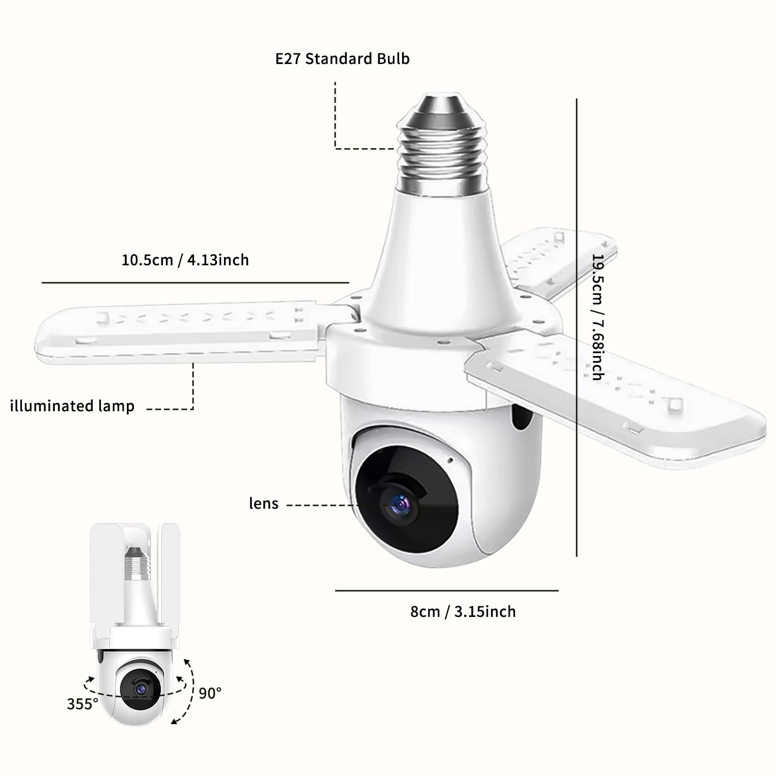 1080P Security Camera for Home Outdoor Security