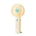 thumbnail image 2 of CaiYueKe Handheld Fan, USB Rechargeable Mini Fan, Portable Desktop Fan, 3 Speed Adjustable Fan, Personal Cooling Fan for Outdoor Office Travel, Compact Battery Powered Fan with Charging Cable, 2 of 7